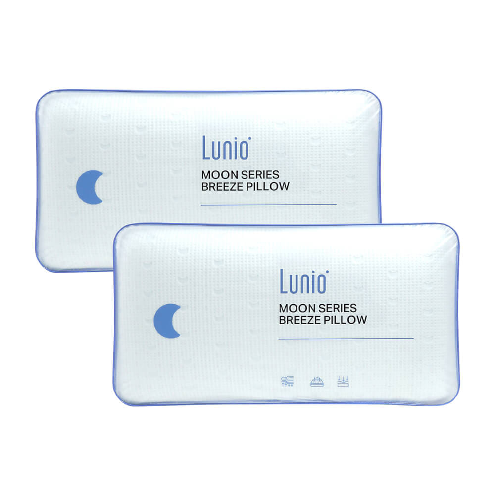 หมอนเมมโมรี่โฟม [แพคคู่] LUNIO MOON SERIES BREEZE PILLOW_0